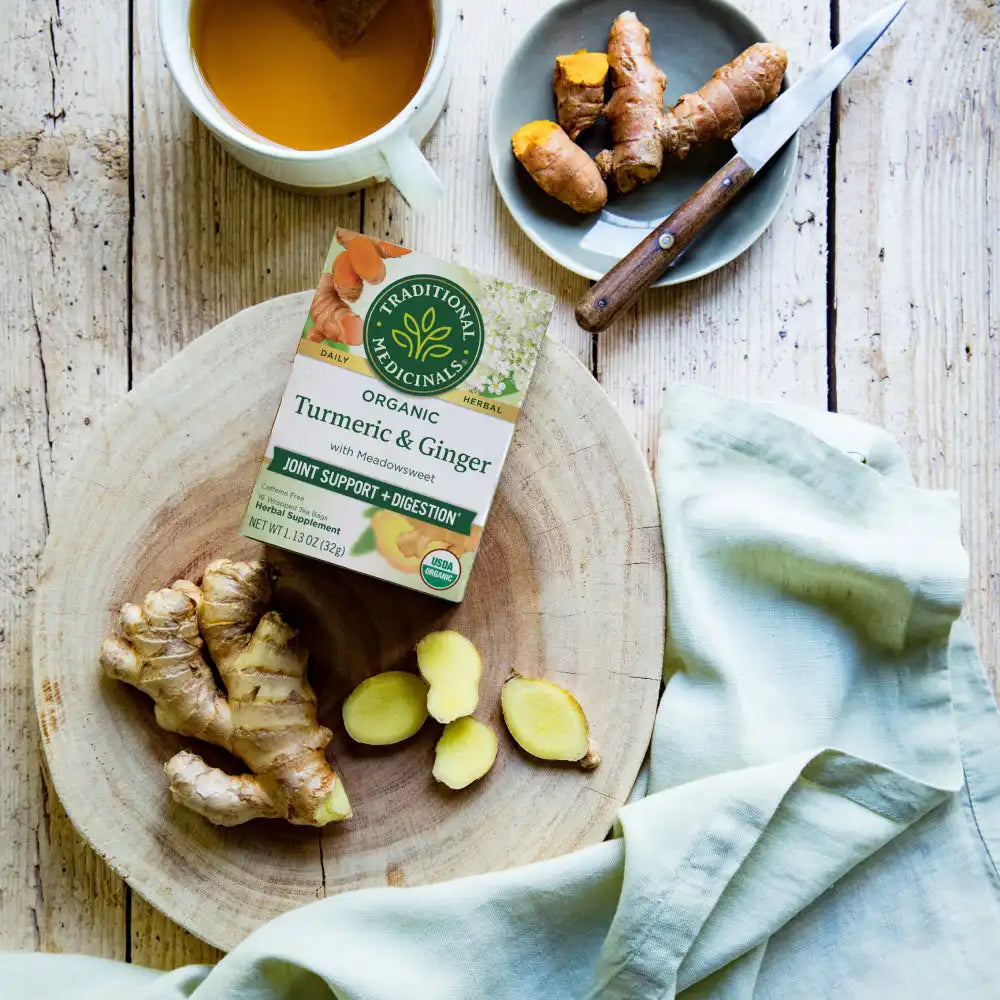 Turmeric & Ginger with Meadowsweet Tea