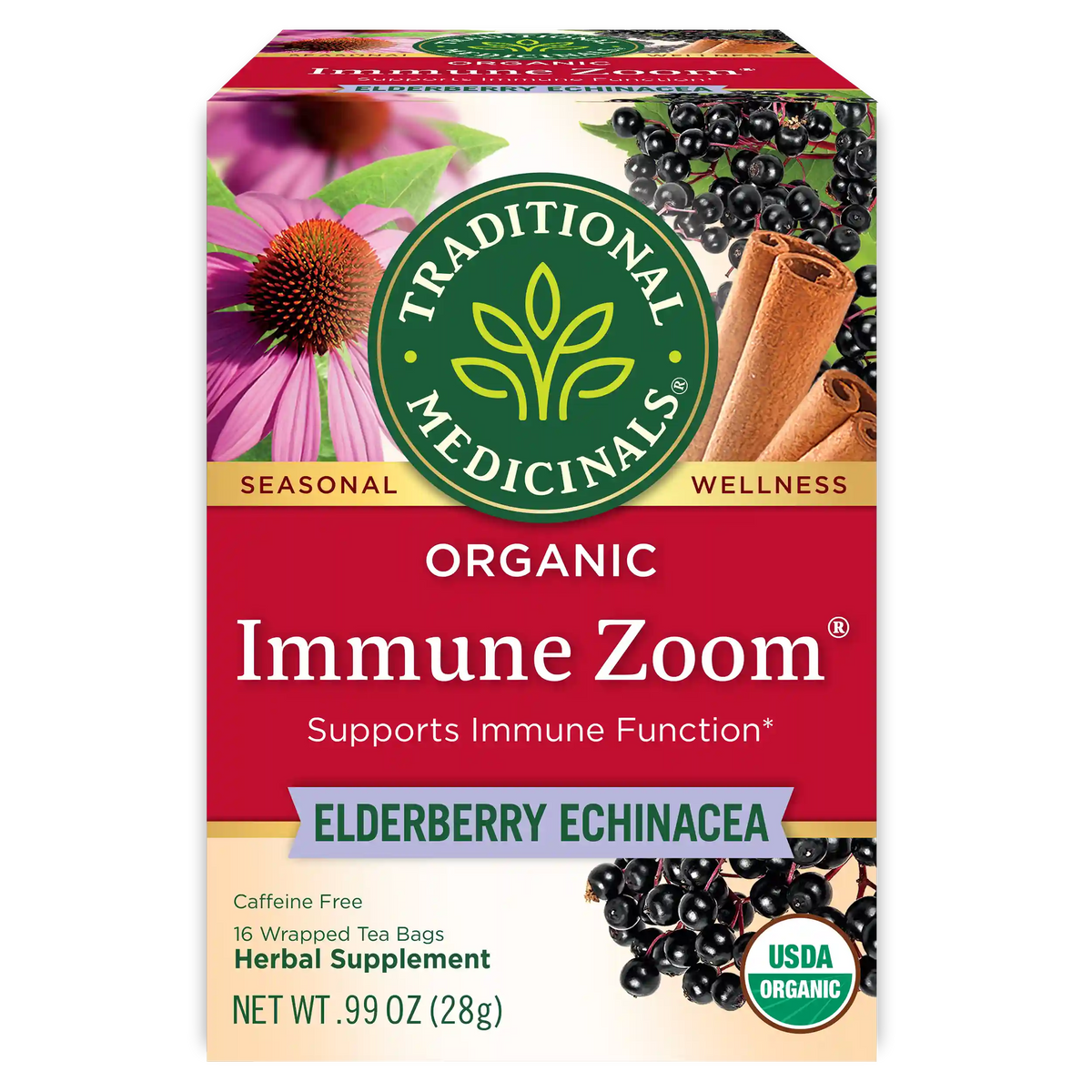 Immune Zoom® Elderberry Echinacea Tea