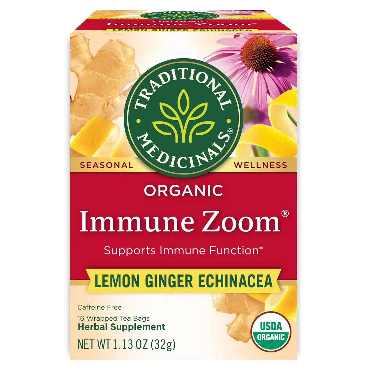 Immune Zoom® Lemon Ginger Tea (Wholesale)
