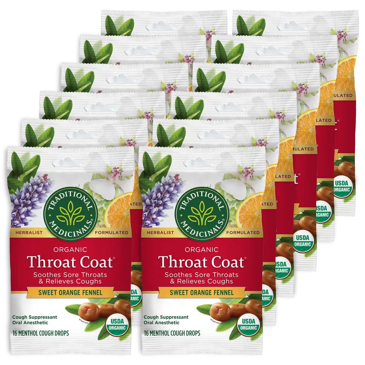 Throat Coat® Sweet Orange Lozenges